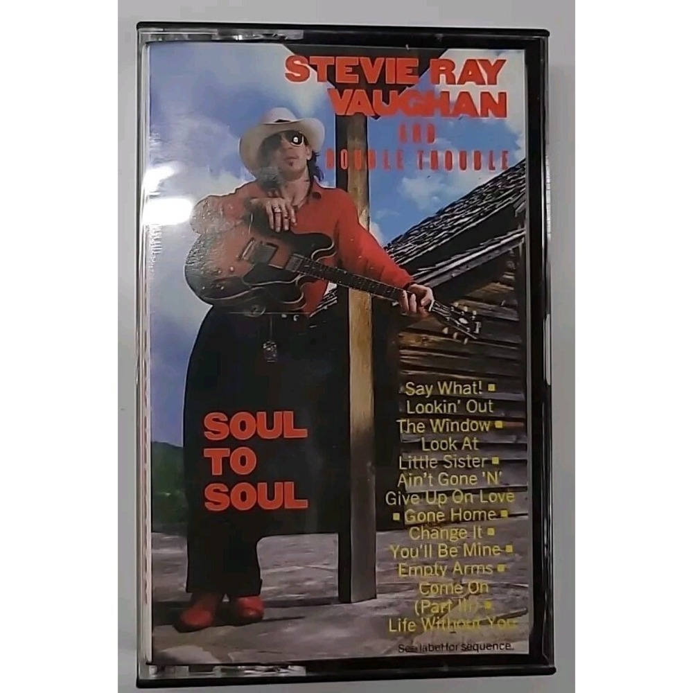 Stevie Ray Vaughan &‎ Double Trouble Soul to Soul Vintage 1985 Made in USA